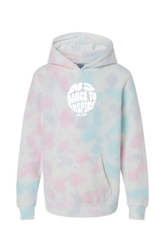 Youth Cotton Candy Tie Dye Hoodie