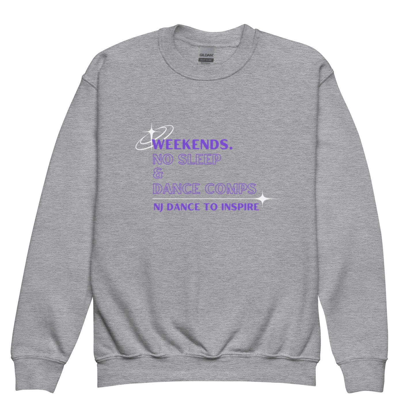 Youth Crewneck WEEKENDS: No Sleep & Dance Comps